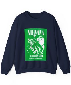 Nirvana 1991 Concert Poster Sweatshirt