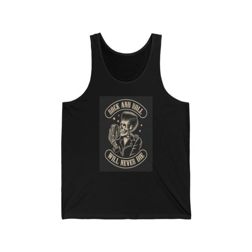 Rock Skull Concert Poster Tank top