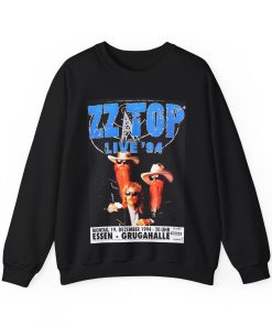 ZZ Top 1994 Essen Concert Poster Sweatshirt