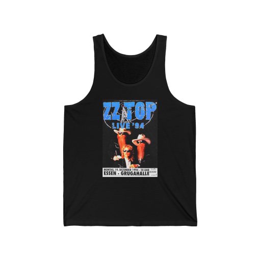 ZZ Top 1994 Essen Concert Poster Tank top