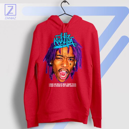 Inspirational Wiz Khalifa I Have An Idea Red Hoodie