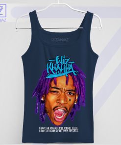 Wiz Khalifa Quote I Have An Idea Navy Tank Top