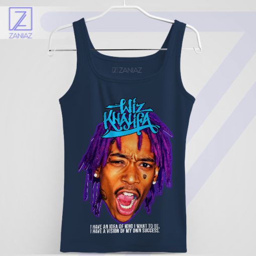 Wiz Khalifa Quote I Have An Idea Navy Tank Top